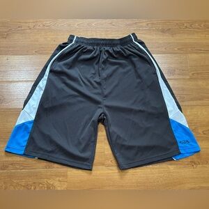 Boombah Grey with Blue/White Contrast Panels Nylon Shorts Men’s Large?